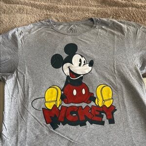Gray Mickey Mouse T-Shirt
